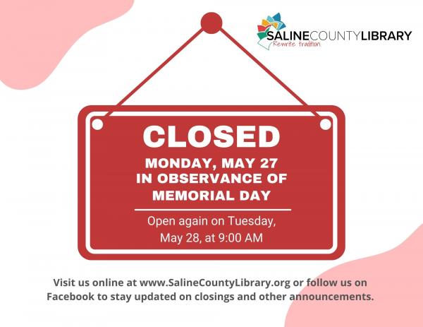 Image for event: CLOSED FOR MEMORIAL DAY