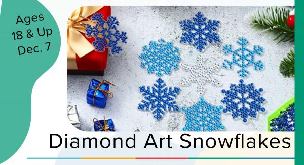 Image for event: Diamond Art Snowflakes