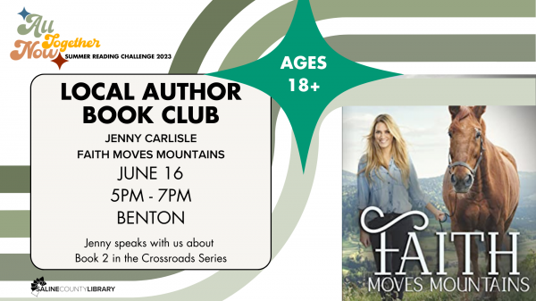 Image for event: Local Author Book Club - Jenny Carlisle