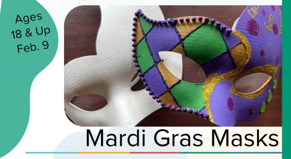Image for event: Mardi Gras Masks