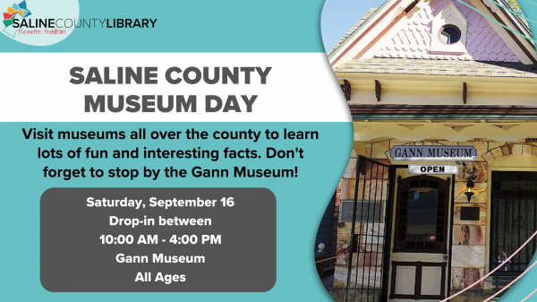Image for event: Saline County Museum Day