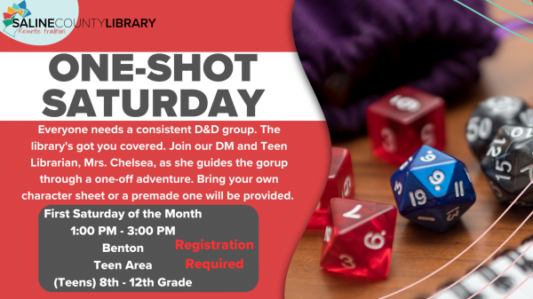 Image for event: Teen D&amp;D One-Shot Saturdays