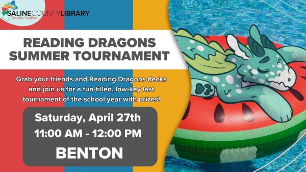 Image for event: Reading Dragons Summer Vacation Tournament