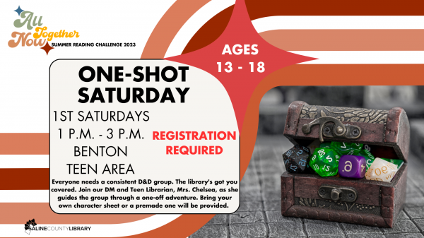 Image for event: Teen D&amp;D One-Shot Saturday