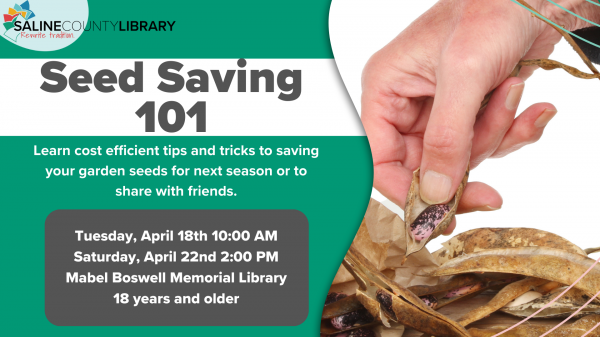 Image for event: Seed Saving 101 